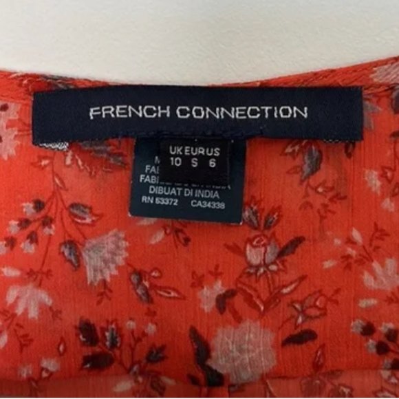 French Connection Maxi Flutter Sleeve Floral Dress (NWOT) - Picture 11 of 11